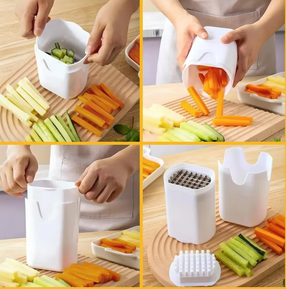 Aparat pentru taiat fructe/legume Zola®, din plastic, lame din otel, 13.5x10x8 cm, alb Aparat pentru taiat fructe/legume Zola®, din plastic, lame din otel, 13.5x10x8 cm, alb